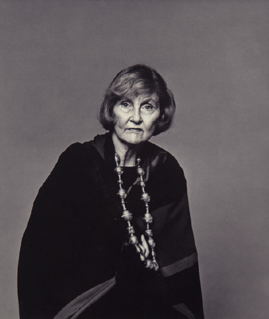 Photograph of Nancy Grace, art patron 